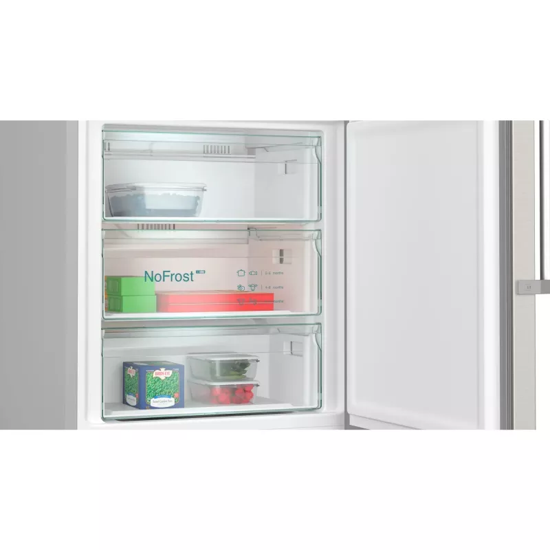 Siemens iQ500 KG49NAIBT fridge-freezer Freestanding 440 L Stainless steel