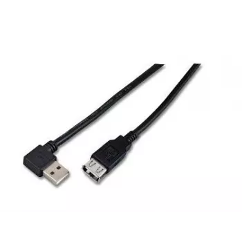 Microconnect USBAAF2ABLACK USB cable USB 2.0 1.8 m USB A Black