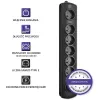 Surge Protector Qoltec 50112 Black 6 AC outlets 230V 3m