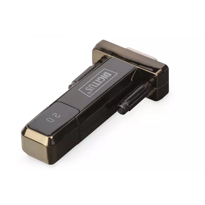 DIGITUS USB 2.0 to Serial Converter DSUB 9M Incl. USB a Cable 80cm FTDI Chipset USB 2.0 to RS232 (FT232RL)