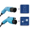 Akyga AK-EC-08 EV Charging Cable Type 2 to Type 1, 1-Phase, 32 A, 7.2 kW, 6 m