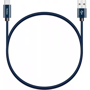 Cable YENKEE YCU 301 BE USB a 2.0/USB C 1m Fialov