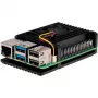 Joy-IT Armor Case BLOCK ACTIVE SBC-Enclosure suitable for development kits Raspberry Pi (RB-AlucaseP5-07FAN)