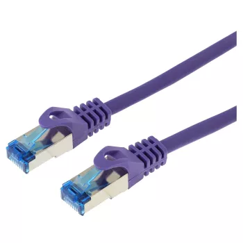 Networking cable LOGON TCR55SS100V Cat5e F/UTP (FTP) Purple 10 m RJ-45–RJ-45