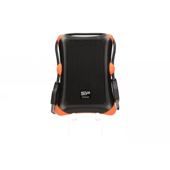 SILICON POWER Armor A30 - Festplatte - 2TB - extern (tragbar) - 2.5 (6,4 cm) - USB3.0 - Schwarz (SP020TBPHDA30S3K)