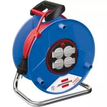 Extension cord hugo brennenstuhl 25 m H05VV-F 3G1.5 with 4 AC outlets multicolor