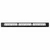 Lanberg PPKS-1124-B 24-Port 1U 19-Inch Blank Keystone Patch Panel, Black ABS