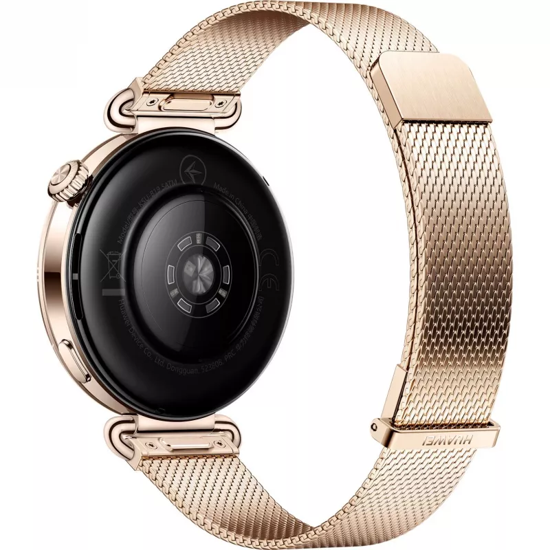 Smartwatch HUAWEI WATCH GT6 1.32 inch AMOLED, 41 mm, Stainless Steel, Gold, Milanese Band, IP69, 14-day Battery