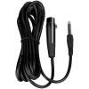 Microphone SVEN MK-100 (Wired, dynamic, metal, cable 4.0 m, 6.3/3.5mm Jack, cardioid, black)