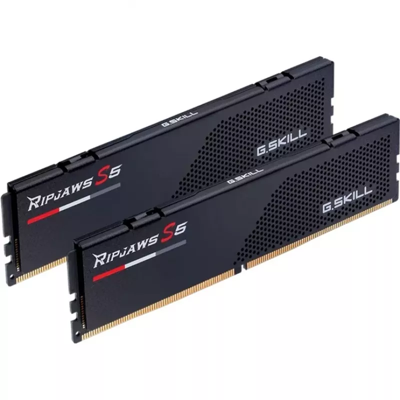DIMM 48 GB DDR5-6000 (2x 24 GB) Dual-Kit, Arbeitsspeicher schwarz, F5-6000J4048F24GX2-RS5K, Ripjaws S5, INTEL XMP