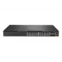 HPE Aruba 6300M - Switch - L3 - managed - 24 x 10/100/1000 + 4 x 1 Gigabit / 10 Gigabit / 25 Gigabit / 50 Gigabit SFP56 (Uplink / Stacking) - Front and Seite to Hinterseite - an Ra