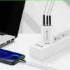 Power charger everActive SQ-655Q 65W, 1×USB-A + 2×USB-C fast charging