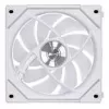 Computer case fan Lian Li Uni Fan 12RSLIN3W 120 mm White, 12 V, 0.2–2100 RPM, 2.66 mmH2O, FDB