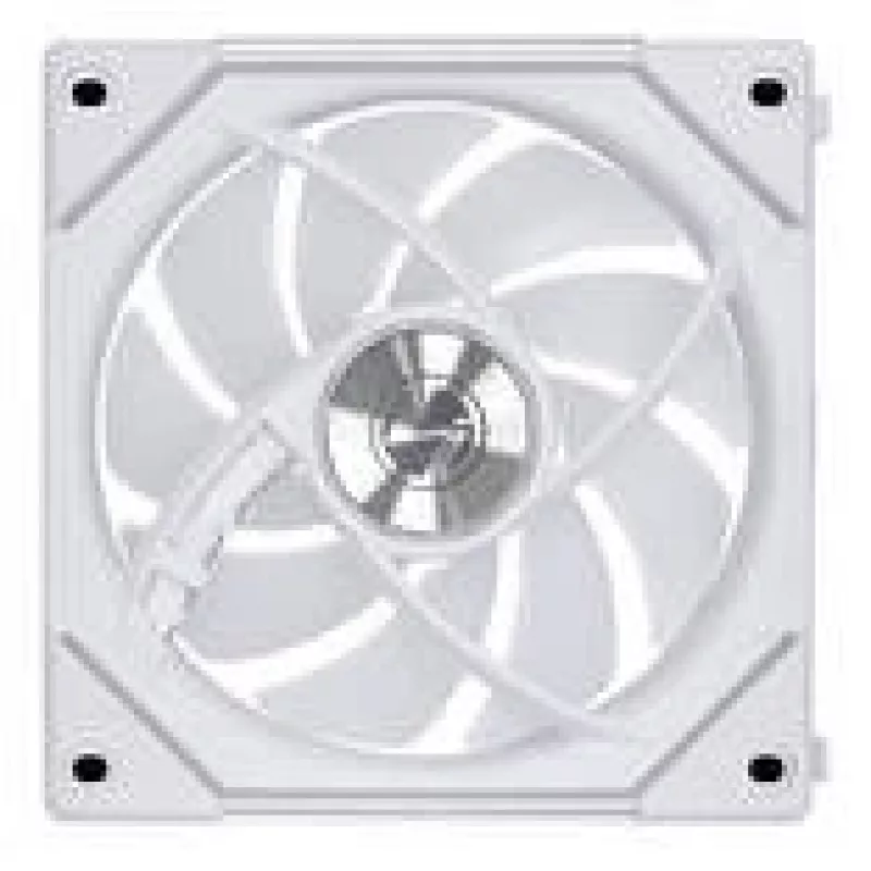 Computer case fan Lian Li Uni Fan 12RSLIN3W 120 mm White, 12 V, 0.2–2100 RPM, 2.66 mmH2O, FDB