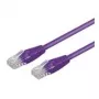 Networking Cable Goobay 0.25m 2xRJ-45 Violet Cat6