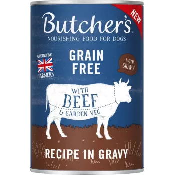 Wet dog food butcher's Original Recipe in gravy Beef — 400 g
