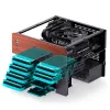 Jonsbo N4 Microtower Casing Black Durable Steel Compact PC Enclosure