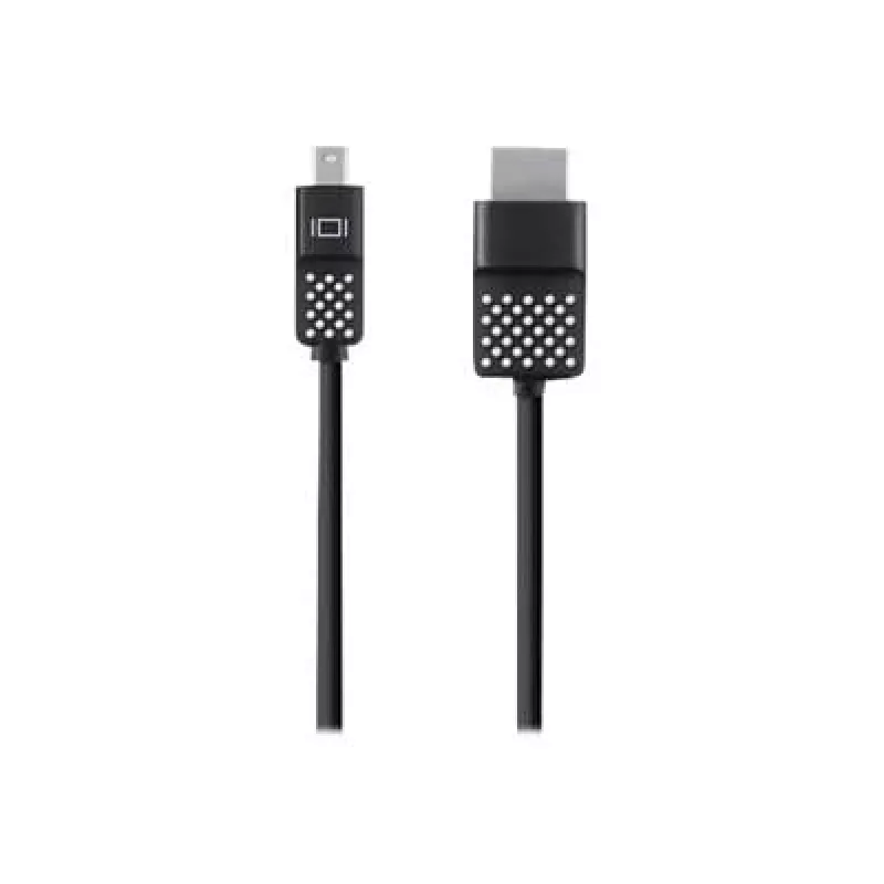 Mini DisplayPort to HDTV Cable, 1.8 m, Mini DisplayPort, HDMI, Male, Male, Black