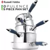 Cookware set Russell Hobbs RH01179EU, 5 pieces, blue