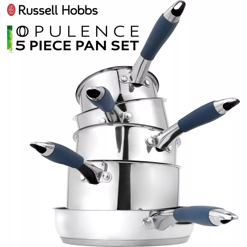 Cookware set Russell Hobbs RH01179EU, 5 pieces, blue