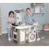 Smoby 311050 toy kitchen with laundry area and accessories