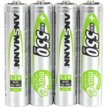 Battery Ansmann Blister 4 X Accu AAA 550 mAh