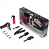 Theo Klein 10 Piece Mega brown Kids Hairstyling Beauty Kit Plastic Toy Set