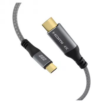 EFB Elektronik USB-C to HDMI Cable 4K30Hz Grey - Cable - Digital/Data (USB-HDMI-00001)