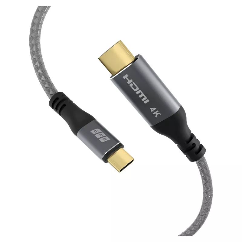 EFB Elektronik USB-C to HDMI Cable 4K30Hz Grey - Cable - Digital/Data (USB-HDMI-00001)