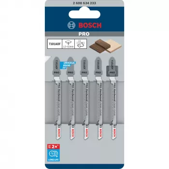 Jigsaw blade Bosch T 101 AOF Bimetal 8.3 cm 5 pcs