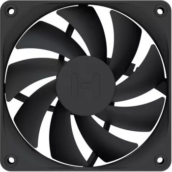 120 mm case fan 4-pack HYTE FA12 black, PWM support, standard 120mm mounting