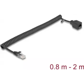 Networking cable DeLOCK 90670 RJ-45 Cat5e 2 m Black