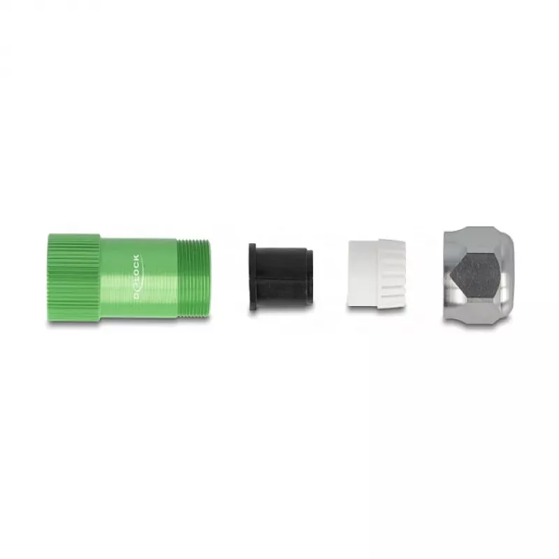 DeLOCK Cable Gland 6.4 mm Aluminium IP67 Waterproof Strain Relief
