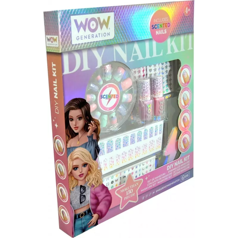 Kids manicure set Euroswan WOW00017 - scented nail-care kit