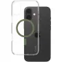 PanzerGlass CARE™ by ® Urban Combat Case Transparent w. Green MagSafe iPhone 16 Plus