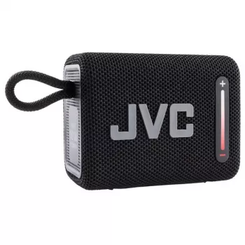Portable speaker JVC XS-E114B, IPX6 waterproof, Bluetooth 5.3, 5 W RMS, 2000 mAh battery, FM radio, TWS, black