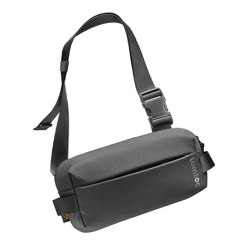 Shoulder bag Tomtoc Explorer-T21 S — compact carry for essentials, black