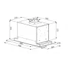 MAAN Helios 60 Touch under-cabinet extractor hood 595 m3/h, Black