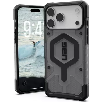 UAG Urban Armor Gear Pathfinder MagSafe Case | Apple iPhone 17 Pro Max | ash (Grey transparent)/black | 114552113140 (114552113140)