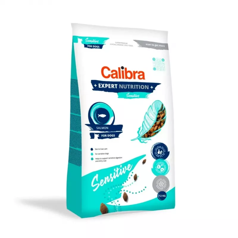 Calibra Dog Expert Nutrition Sensitive Salmon dry dog food, 12 kg