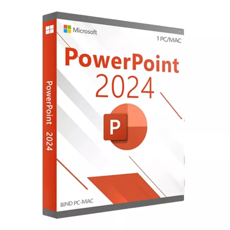 Microsoft PowerPoint 2024 BIND PC/MAC