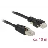 Networking Cable DeLOCK 85672 RJ-45 Cat6 10 m Black