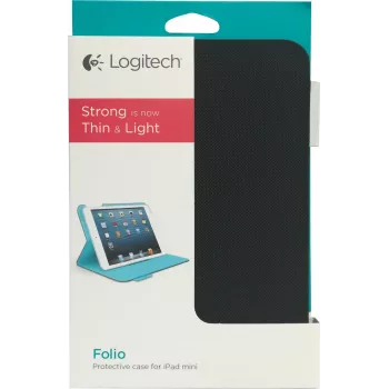 Logitech Folio Protective Case - Protective Case for Tablet - Carbon Black