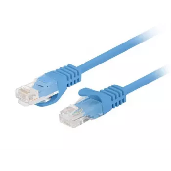 PATCHCORD Cat.5E UTP 1.5M Blue FLUKE PASSED LANBERG 10-PACK