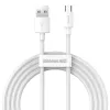 USB A to Micro‑USB B cable Baseus TZCAMZJ-02 1.5 m White