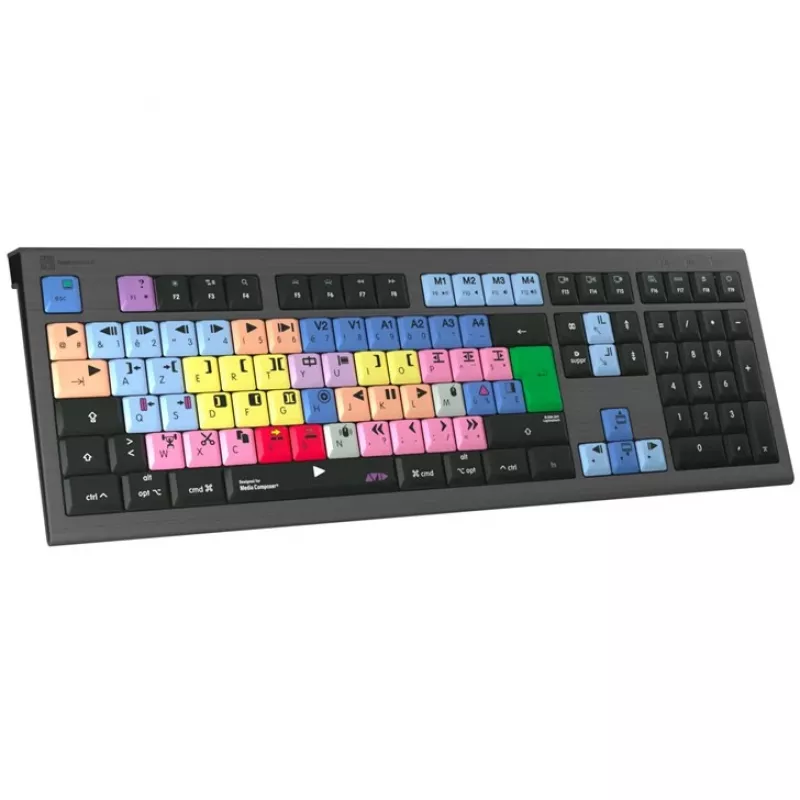 Logickeyboard Avid Media Composer ASTRA 2 backlit keyboard Mac French (LKB-MCOM4-A2M-FR)