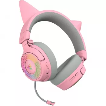 Razer Kraken Kitty V3 Pro - Quartz Headset Wired & Wireless headband Gaming USB Type-A Bluetooth Rose