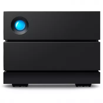 LACIE 2big RAID 16TB USB-C 3.5inch hot swappable IronWolf Pro drives 7.2rpm 5 year data recovery included