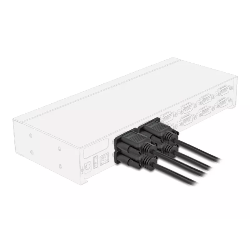 DeLOCK 86822 Serial Cable Black 0.5 m DB-9