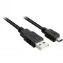 USB 2.0 Cable, USB-A Connector > Mini-USB Connector black, 3.0 Meter, double shielded